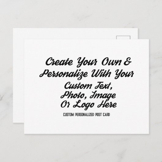 Maak uw eigen op maat gemaakte Save The Date kaart (Voorkant / Achterkant)