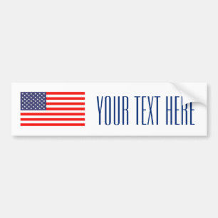 Maak uw eigen patriottische de bumpersticker van