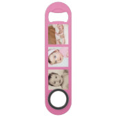 Maak uw eigen persoonlijke 6 Foto aangepast Speed Flessenopener (Achterkant)