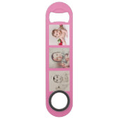 Maak uw eigen persoonlijke 6 Foto aangepast Speed Flessenopener (Voorkant)