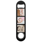 Maak uw eigen persoonlijke 6 Foto aangepast Speed Flessenopener (Achterkant)