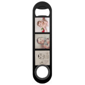 Maak uw eigen persoonlijke 6 Foto aangepast Speed Flessenopener (Voorkant)