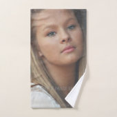 Maak uw eigen persoonlijke foto bad handdoek (Handdoek)