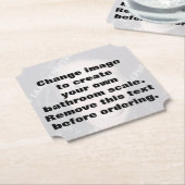 Maak uw eigen persoonlijke foto kartonnen onderzetters (Gekanteld)