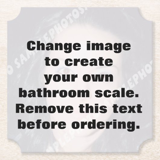 Maak uw eigen persoonlijke foto kartonnen onderzetters (Voorkant)