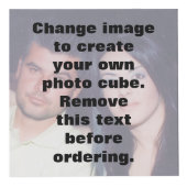 Maak uw eigen persoonlijke foto kubus (Voorkant)