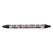 Maak uw eigen persoonlijke foto van de sjabloon zwarte inkt pen (Voorkant)