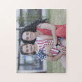 Maak uw eigen persoonlijke horizontale familiefoto legpuzzel (Verticaal)