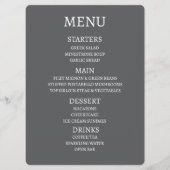 Maak Uw Eigen Persoonlijke Menu (Voorkant)