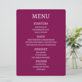 Maak Uw Eigen Persoonlijke Menu (Staand voorkant)