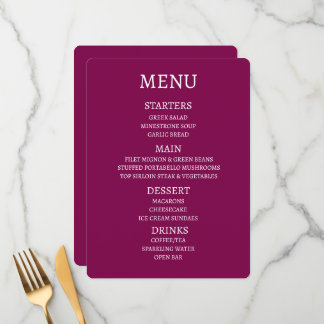 Maak Uw Eigen Persoonlijke Menu