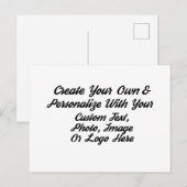 Maak uw eigen persoonlijke Save The Date-kaartjes  Briefkaart (Voorkant / Achterkant)