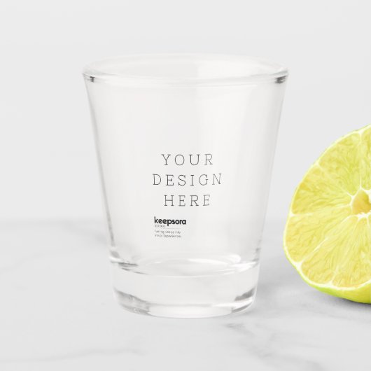 Maak Uw Eigen Persoonlijke Shot Glas (Voorkant)
