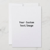 Maak Uw Eigen Persoonlijke Verjaardag Zelf Kaart (Achterkant)