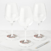 Maak uw eigen persoonlijke wijnglaslabel (Set)