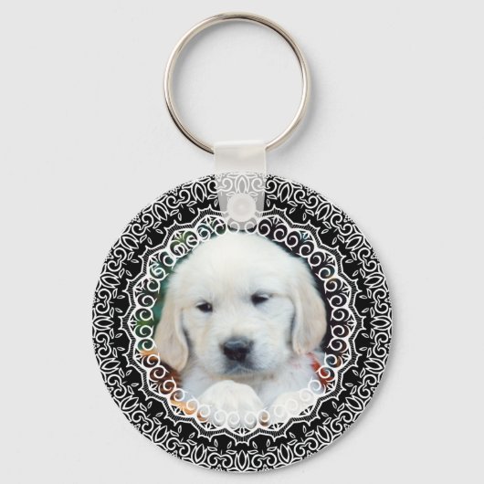 Maak uw eigen Pet Puppy Doggy Sleutelhanger (Voorkant)