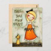 Maak uw eigen plezier - Briefkaart (Voorkant / Achterkant)