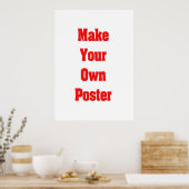 Maak uw eigen poster of omgevormde canvasafdruk (Keuken)