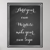 Maak uw eigen poster van het karton voor uw partij (Voorkant)