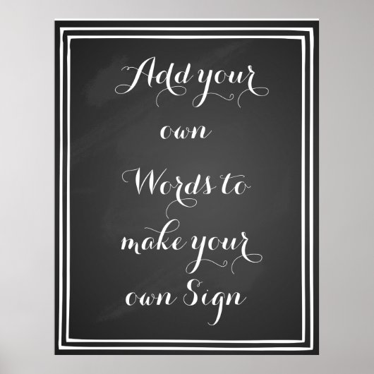 Maak uw eigen poster van het karton voor uw partij (Voorkant)