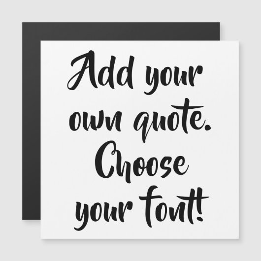 Maak uw eigen prijsopgave gepersonaliseerd magneti (Voorkant / Achterkant)