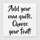 Maak uw eigen prijsopgave gepersonaliseerd magneti (Voorkant)