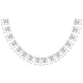 Maak uw eigen prijsopgave gepersonaliseerde sjablo vlaggetjes (Alle)