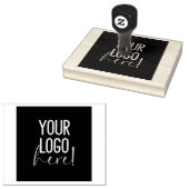 Maak uw eigen professioneel groot aangepast logo rubberstempel (Gestempeld)