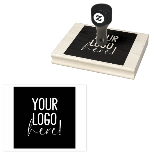 Maak uw eigen professioneel groot aangepast logo rubberstempel (Gestempeld)
