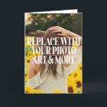 Maak uw eigen QR Code op achterste Kaart<br><div class="desc">Eenvoudig uw eigen gepersonaliseerde QR-code op de achterste vergrotingskaart beschikbaar in 3 formaten van Ricaso - verander het achtergrondafbeelding - voeg tekst toe - om meer uit te geven,  zoals tekststijl,  kleur,  enz. - klik op personaliseren,  scrol en selecteer meer aanpassen</div>