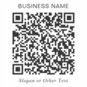 Maak uw eigen QR-code promotie Sticker (Voorkant)