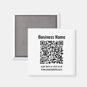 Maak uw eigen QR-code Transparant Magneet