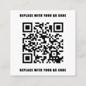 Maak uw eigen QR de Sjabloon van de Visitekaartjes (Voorkant)