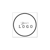 Maak Uw Eigen Ronde Bedrijfslogo Rubberstempel (Afrduk)