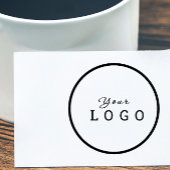 Maak Uw Eigen Ronde Bedrijfslogo Rubberstempel