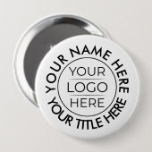 Maak uw eigen ronde button 4,0 cm (Voorkant /achterkant)