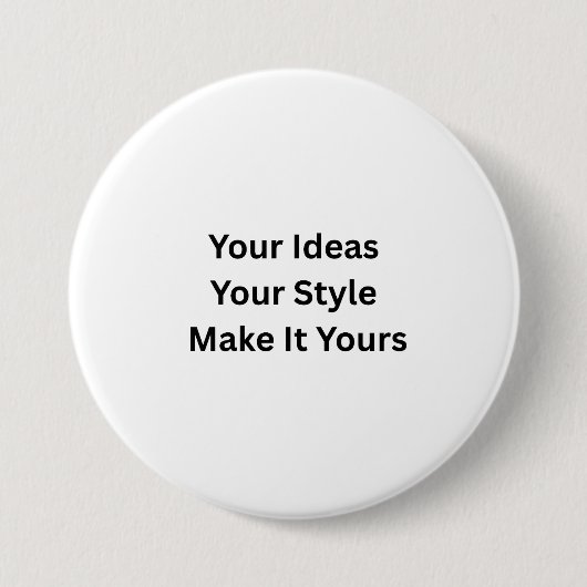 Maak Uw Eigen Ronde Knop Button 7,6 Cm (Voorkant)