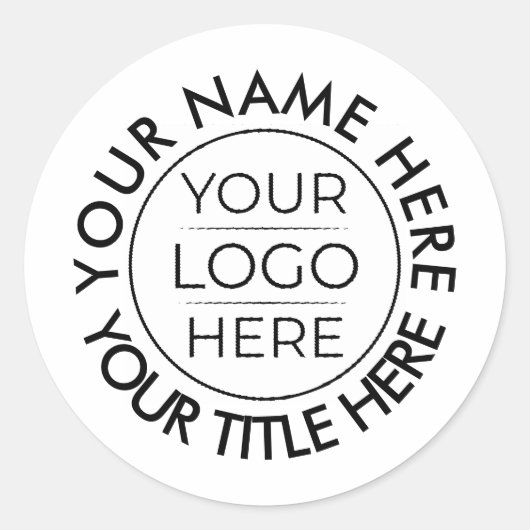 Maak uw eigen ronde sticker (Voorkant)