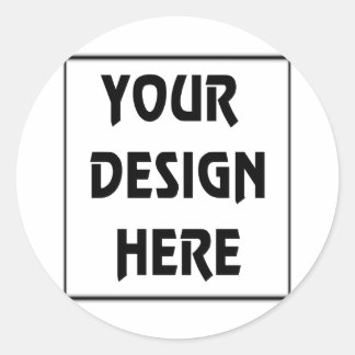 Maak uw eigen ronde sticker