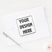 Maak uw eigen ronde sticker (Envelop)