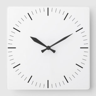 Maak Uw Eigen Ronde Witte Omlijst Wandklok