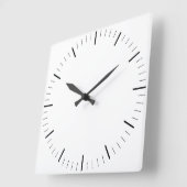Maak Uw Eigen Ronde Witte Omlijst Wandklok (Hoek)