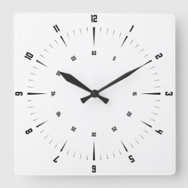 Maak Uw Eigen Ronde Witte Omrande Wandklok