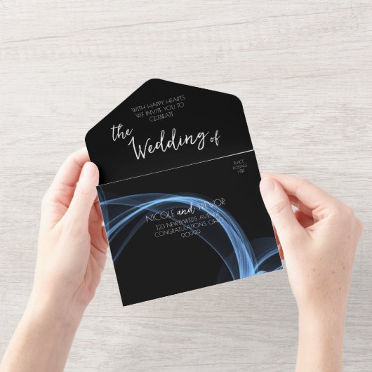 Maak Uw Eigen Rooklint All In One Uitnodiging (Opening)