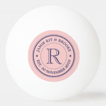 Maak uw eigen Roos kwarts roze Logo monogram