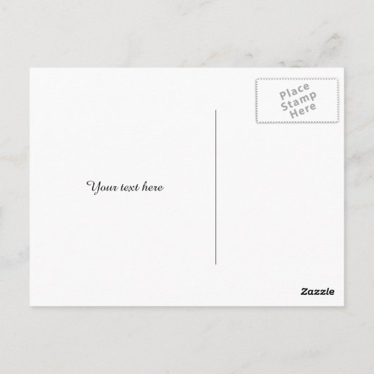 Maak uw eigen roze Houd rustig tekst briefkaarten (Achterkant)