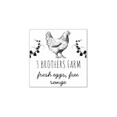 Maak uw eigen Rustige Boerderij van de Eierstempel Rubberstempel (Afrduk)