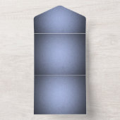 Maak uw eigen - Schaduwrijke textuur - Blauw All In One Uitnodiging (Binnen)