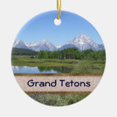 Maak uw eigen Schilderachtig kerstversiering Keramisch Ornament (Voorkant)