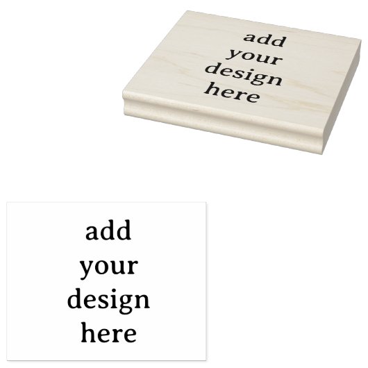 Maak Uw Eigen Simpele Aangepaste 10 x 13 cm Rubber Rubberstempel (Gestempeld)